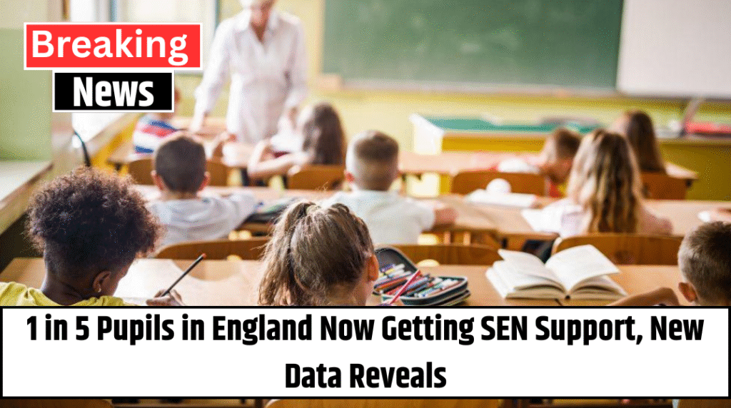 1 in 5 Pupils in England Now Getting SEN Support, New Data Reveals
