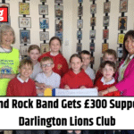 Richmond Rock Band Gets £300 Support from Darlington Lions Club