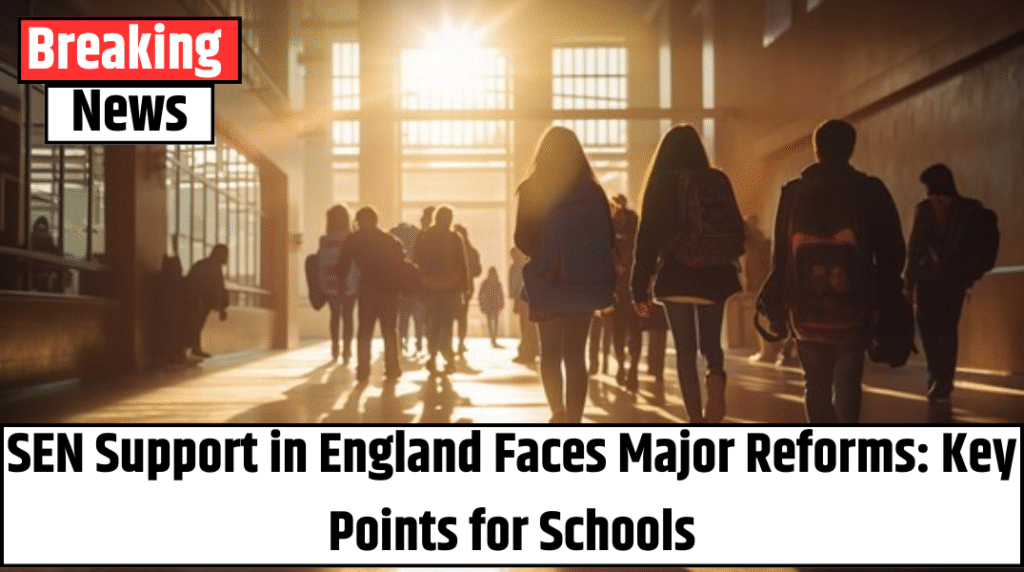 SEN Support in England Faces Major Reforms: Key Points for Schools